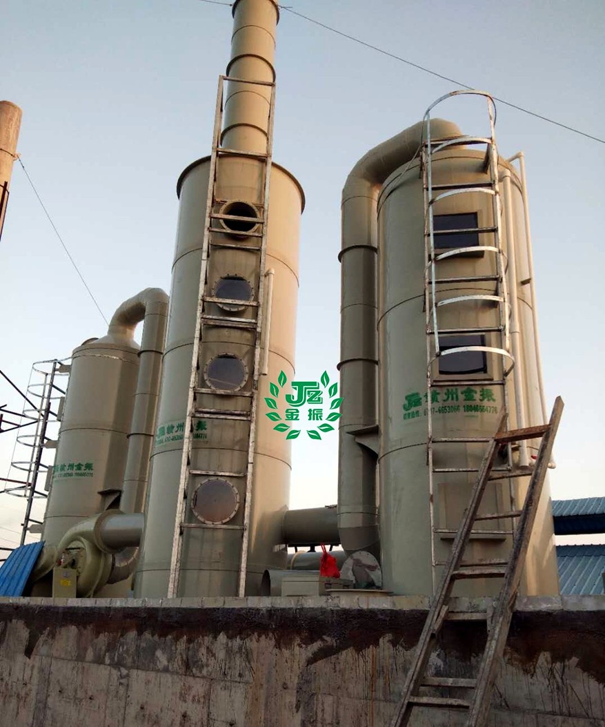 废气处理塔安装图片2 废气处理塔安装图片2